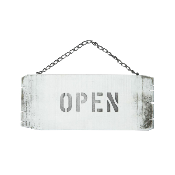 木製営業看板 OPEN・CLOSED S 店舗用品 運営備品 営業中サイン 営業中プレート