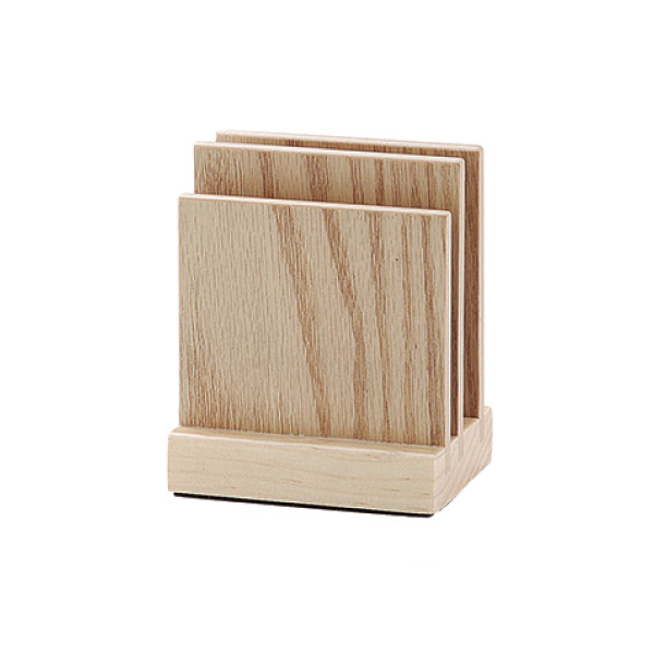 MDF Wブック立て BS-80 ナチュラル