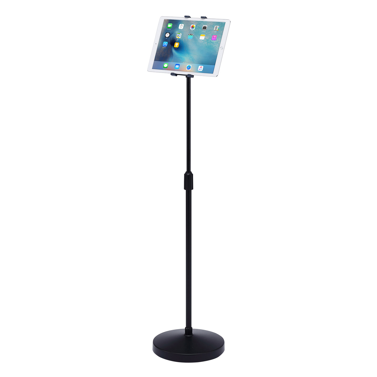 高さ可変iPad・タブレットスタンド MR-TABST12N 店舗用品 販促用品 サインスタンド