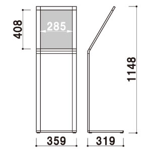 �t���A�[�T�C�� SKS-29 �z���C�g �ʔΉ��T�C�YA3�c 