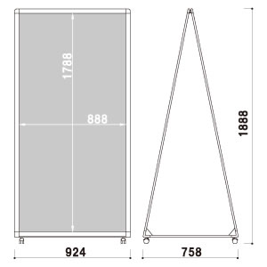 A�T�C��LA-918 �A���~ �V���o�[ W924�~H1888mm 