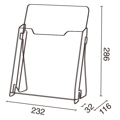 PET�J�^���O�z���_�[ A230 A4 �܂肽���ݎ� �G�R�^�C�v ���[�T�C�YW232mm 