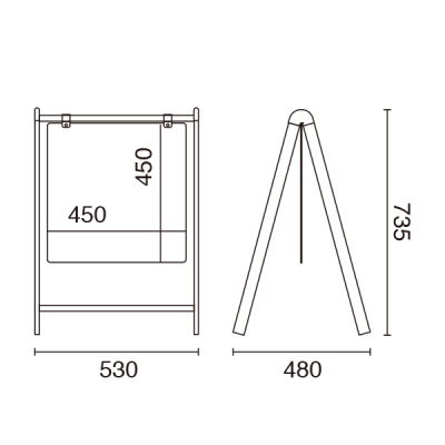 ���O�p�o���P�[�h�T�C�� �z���C�g �t���ʔT�C�YW450�~H450���� 