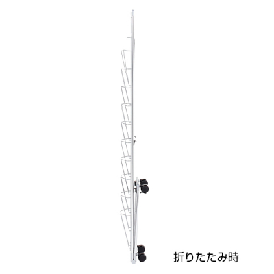 �A���~���[�o�u���X�^���h PRL-051 A4 1��5�i L�^ �܂肽���ݎ� ���n�ʔE�L���X�^�[�t W299�~D345�~H1185 mm 