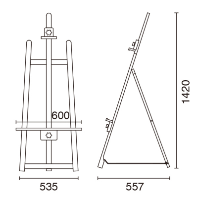 �t�����g�C�[�[�� W600�~D557�~H1420 �u���E�� T-140