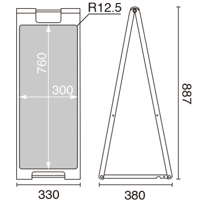 ���b�Z�[�W�v���[�g �u���b�N SP-907 ���O ���� W330�~D380�~H887mm 