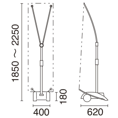 �o�i�[�X�^���h Y-BAND-1�iQSB-Y�j�^�C�v ���O �Ж� W450�`700mm�o�i�[�Ή�