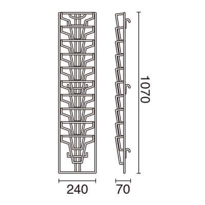 �l�b�g�p10�i A4 �p���t���b�g���� W240�~D70�~H1070mm 