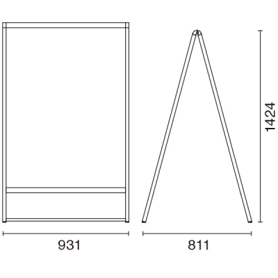 ���OA�X�^���h240 �ʔ�900�~1200mm �z���C�g ���� �܂肽���ݎ� 