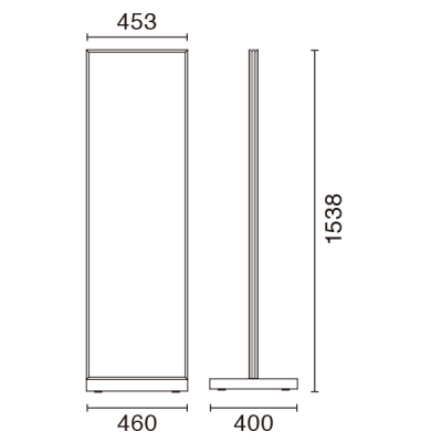�^���[�T�C���z���C�g258 �ʔ�450�~1500mm ���� ���O 