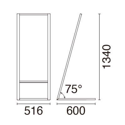�A���~L�X�^���h264�^�C�v �ʔ�450�~1200mm ���O �A���~������3mm�� 