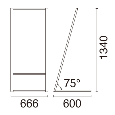 �A���~L�X�^���h264�^�C�v �ʔ�600�~1200mm ���O �A���~������3mm�� 