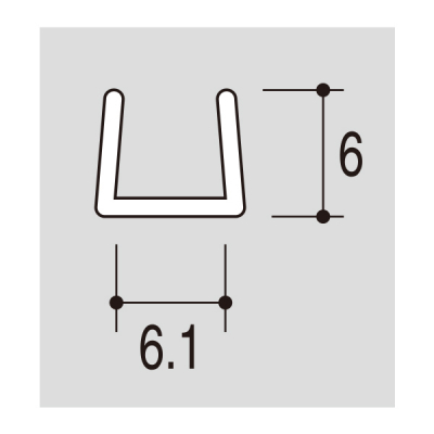 �K���X�K�[�h6 �t�����g�p GFL-6 L900