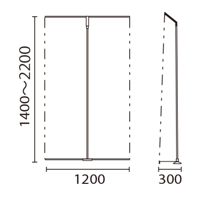 �u���[�o�i�[�iSS120�j �������߉� ���[�ܕt W1200mm
