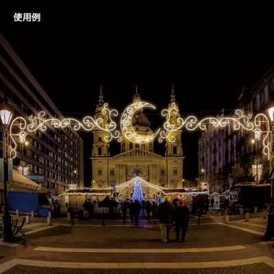 LED���[�v���C�g ���O �h�J 620�� W1200�~D15�~H1200mm �G���u���� ���[��