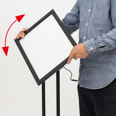 LED���C�g�p�l�� FX�X�^���h �^�e���R���� �p�x���߉� 