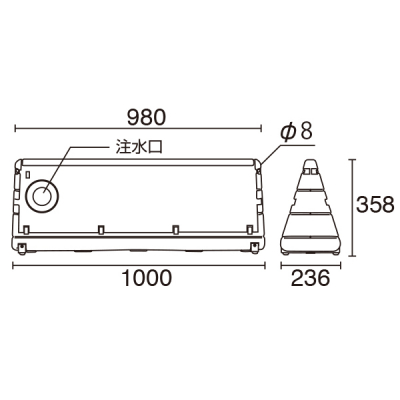 DPS �f���^�|�b�v �O���[ �������X�^���h�Ŕ� ���C�h1m 