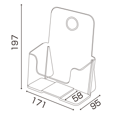 �J�^���O�P�[�X A5 1�i T749 �t�b�N���t ���[�T�C�YW164mm 