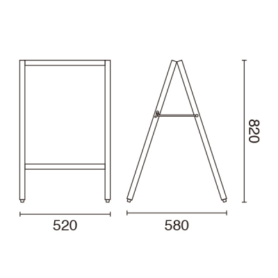 A�^�u���b�N�{�[�h GXB-77 ���� �ؐ� �_�[�N�u���E�� �}�[�J�[�p W520mm 