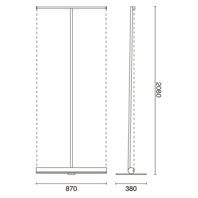 �V�[�����X���[���X�N���[���o�i�[ W850 �A���^�C�v 