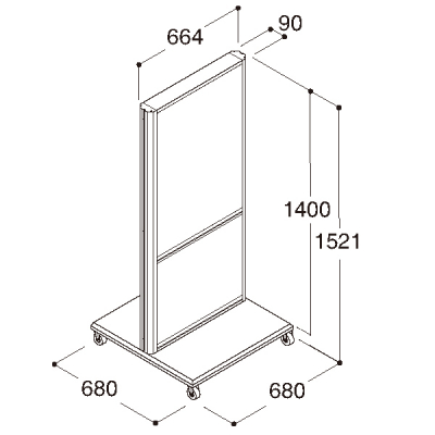 PoSTAND(�|�X�^���h)LED���|�X�^�[�X�^���h ���^ A1�^�e �u���b�N 