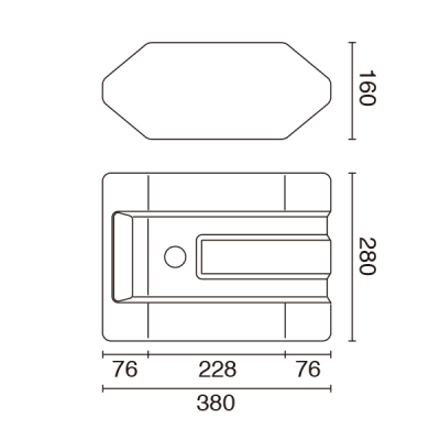 �T�C���E�G�C�g �E�G�C�g�o�X�P�b�g�Ή� ���t W280�~D380�~H160mm 