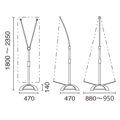 �o�i�[�X�^���h Y-BAND-4�iQSB-Y4�j�^�C�v ���O ���� W550�`700mm�o�i�[�Ή�