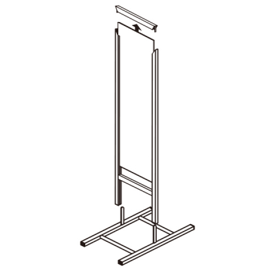�X�^���h�Ŕ�244 �ʔ�600�~900mm �z���C�g���O 