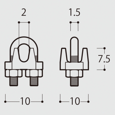 ���C���[�N���b�v WCP-15 �X�ܗp�i �W���p�i