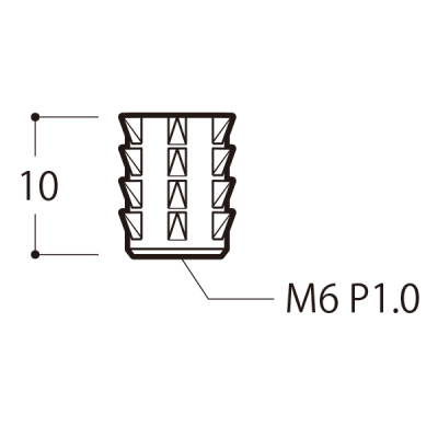 �S�ڃi�b�g M6�~10 �i10����j