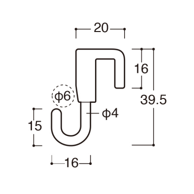 PR-28A ���[���t�b�N(PR-12��p�j �X�ܗp�i �W���p�i