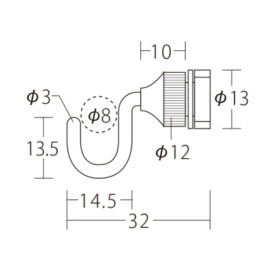 PR-19-BL  ���[���t�b�N �u���b�N 16.18�������p �X�ܗp�i �W���p�i