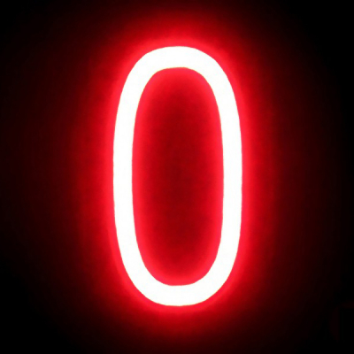 ABC�u���C�g LED�T�C�� ����8�i�K ���� 0�i�[���j