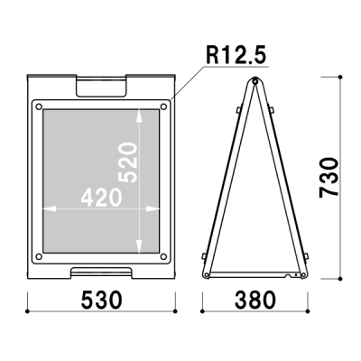 ���֎��X�^���h�v���[�g SP-738 �z���C�g