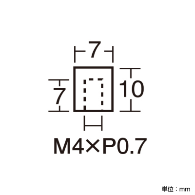 ���σL���b�v PT-7MC10-CR �N���[�� Pt.POP[�s�[�e�B�[�|�b�v]��7�~10mm 