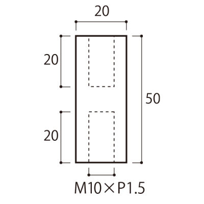 �p�C�v PT-P20MP 50 Pt.POP[�s�[�e�B�[�|�b�v]��20�~50mm 
