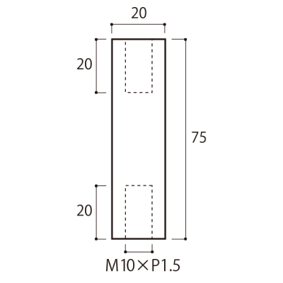 �p�C�v PT-P20MP 75 Pt.POP[�s�[�e�B�[�|�b�v]��20�~75mm 