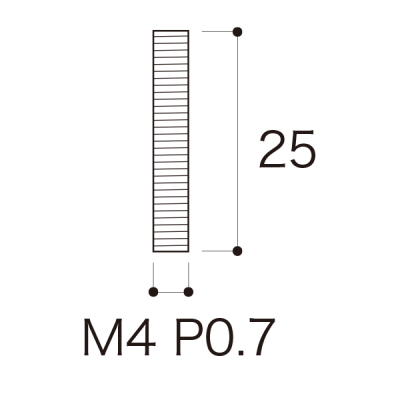 �S�l�W M4�~25mm Pt.POP[�s�[�e�B�[�|�b�v]��7mm 
