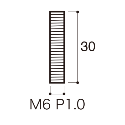 Pt.POP[�s�[�e�B�[�|�b�v] �S�l�W ��13mm M6�~30mm