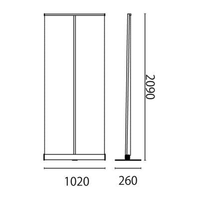 �G�R���[���X�N���[���o�i�[ ���[�o�b�O�t W1000