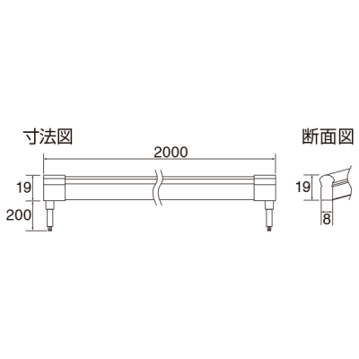 �X�e���t���b�N�X�l�I��LED 2000mm ��