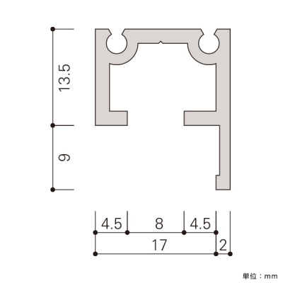 C-1A���[�� 3m �V���o�[