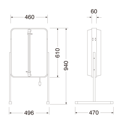 LED�d���X�^���h�Ŕ� 152S LLT54-22 