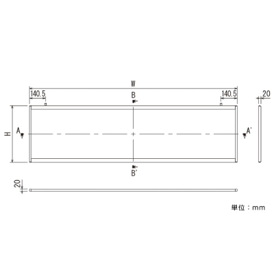 ���f�� 835 1800�~450 �X�e��