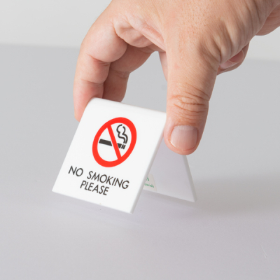 ���։��ȃv���[�g UP662-4 NO SMOKING PLEASE