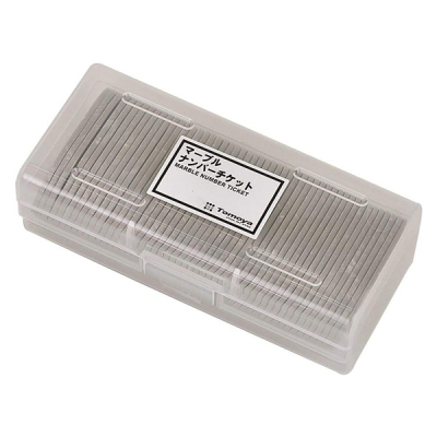 �}�[�u���ԍ��D �N���[�N�`�P�b�g �X�`���[������ W40�~H60mm 1�`50 �u���E��