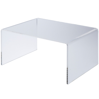 コの字展示台 特大 透明アクリル3mm厚 W300×D220×H150mm - 店舗用品の