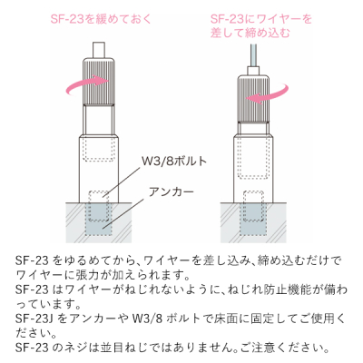 �A���J�� �{���g�A���J�[ ������ SF-23Jset