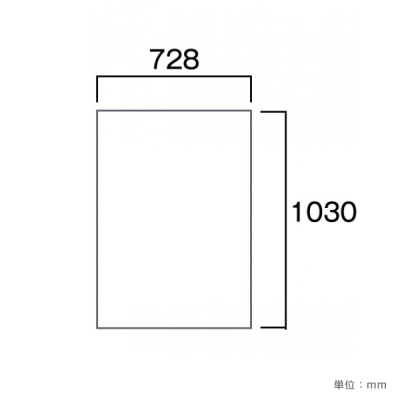 WB�o���E�X�p�z���C�g�� VASKOP-WBB1 �z���C�g�{�[�h �� W728�~H1030mm�~����3mm B1 