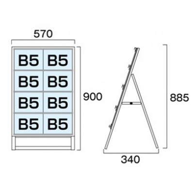 �J�[�h�P�[�X�X�^���h�Ŕ� CCSK-B5Y8K   �ʔT�C�YB5���~2��4�i 